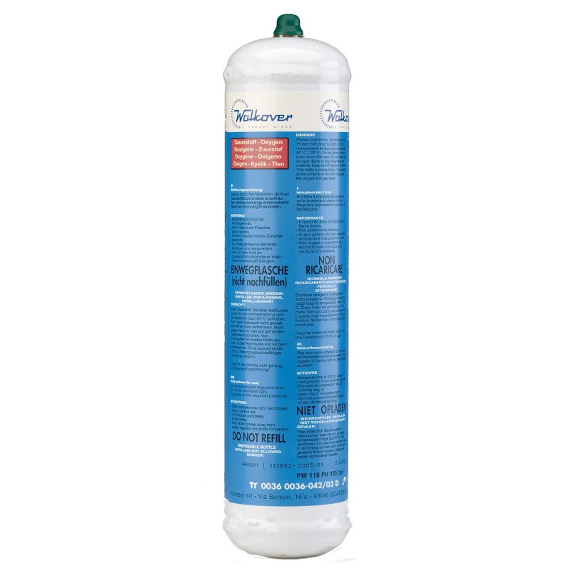 Cartutx d'oxigen 100 litres per equip 555 C