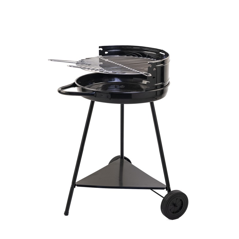 Round charcoal barbecue with windscreen and brazier Ø 47 cm