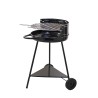 Round charcoal barbecue with windscreen and brazier Ø 47 cm