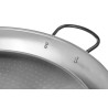 ø 42 cm Polished Steel Paella Pan . 10 people