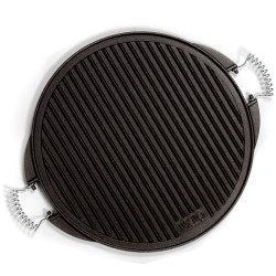 25 cm Cast Iron Reversible Griddle . Round griddle.