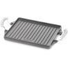 24x44cm Cast Iron Reversible Griddle . Rectangular griddle.