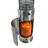 Cylindrical outdoor patio heater