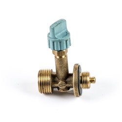 Brass tap adaptable to blue...