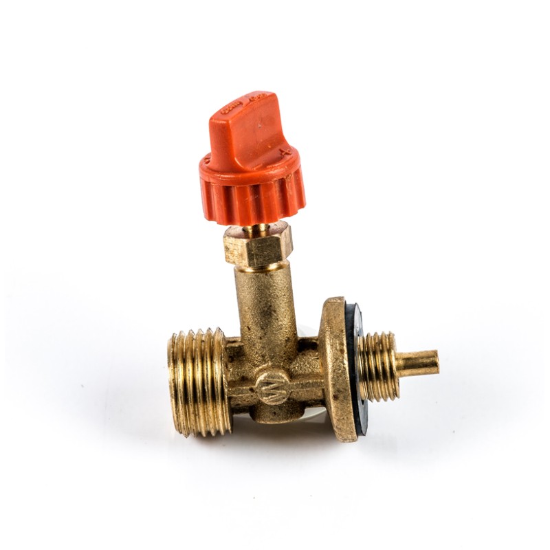 copy of Brass tap adaptable to red gas cylinder.