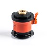 Adapter for camping and DIY equipment, bottles of Repsol Butano.