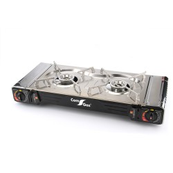 Portable gas cooker 2 burners.