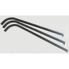 Support pole 65000 color black and 65100 Stainless steel (3 pcs)